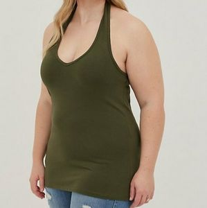 Olive Green Halter Top